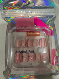 Pink stipe and dot